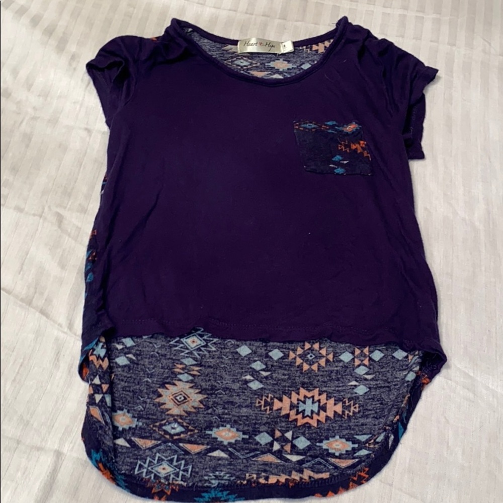 Multi Colored Short Sleeve Shirt